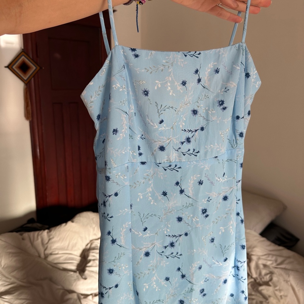 Vintage floral maxi dress - Made in Canada